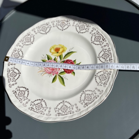 Alfred Meakin "Beauty" dinner plate, 22K gold decorated, vintage. - Picture 10 of 14